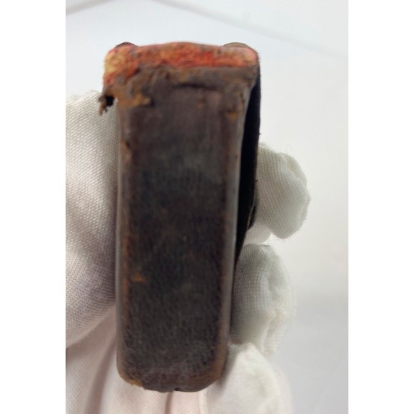 Vintage Miniature Webster's Dictionary Leather, 1800 Words, Miniature Dictionary - Picture 4 of 16